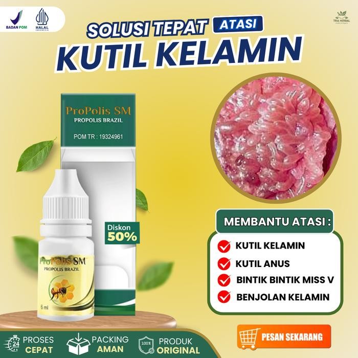 Propolis SM - Kutil Kelamin HPV, Perontok Kutil Kelamin Kutil Anus Pria & Wanita Bintik Benjolan