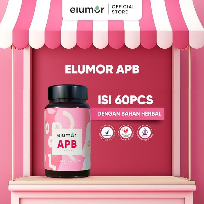 Elumor APB Isi 60pcs per 1 Botol Minuman Herbal