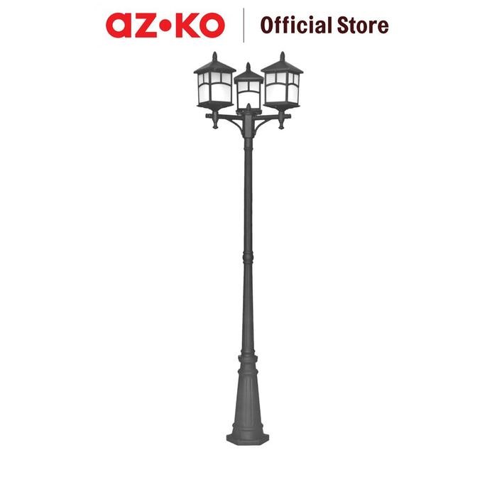 PREMIUM AZKO Eglare Fuji Lampu Taman 3l - Hitam