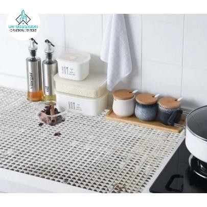 PREMIUM Alas aluminium serbaguna alas meja makan laci rak lemari dapur minyak