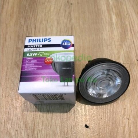 LAMPU PHILIPS MASTER LED MR16 6,5W 4000K DIMMABLE 24D 12V