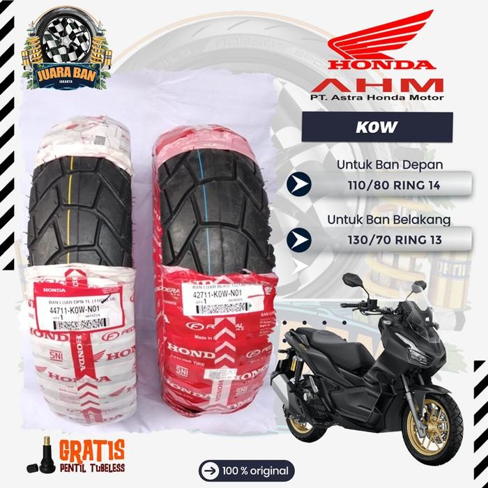 PREMIUM Ban Motor Honda ADV Federal AHM Depan Belakang 110/80-14 dan 130/70-13