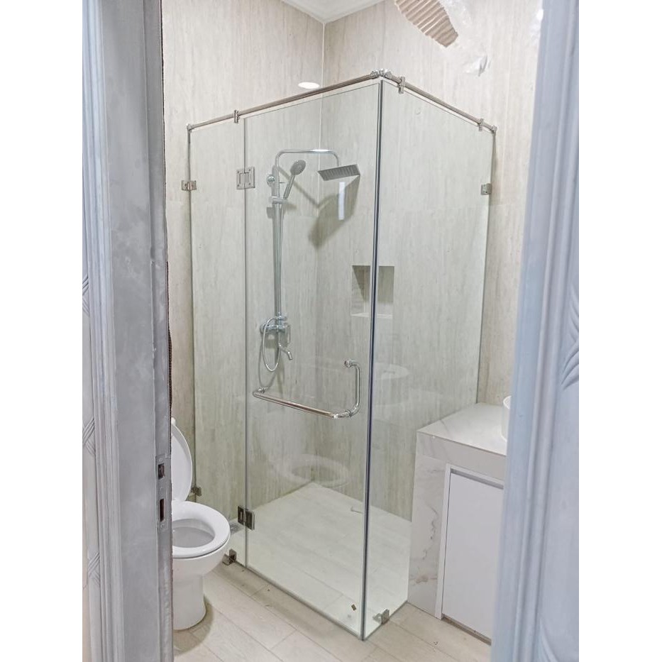 PREMIUM PROMO KACA KAMAR MANDI TEMPERED 10 MM-SHOWER BOX KACA KAMAR MANDI