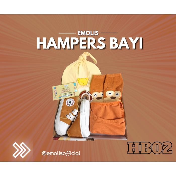 

HB02 Hampers Bi Newborn Baby Gift Emolis Kado Bi Lahiran Unisex / Boy / Girl Perlengkapan Bi
