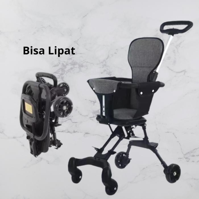 Stroller Bayi Lipat Kereta Dorong Anak Balita Stroller Traveler Kereta Dorong