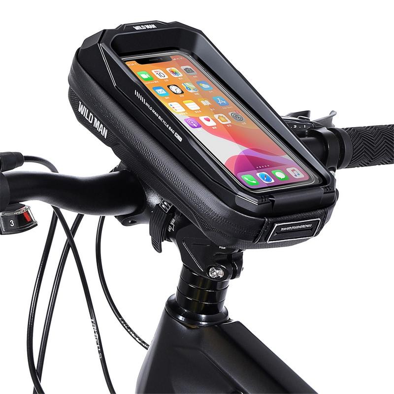 Terlaris, Bike Phone Holder Bag Front Handlebar Phone Bag With Touch