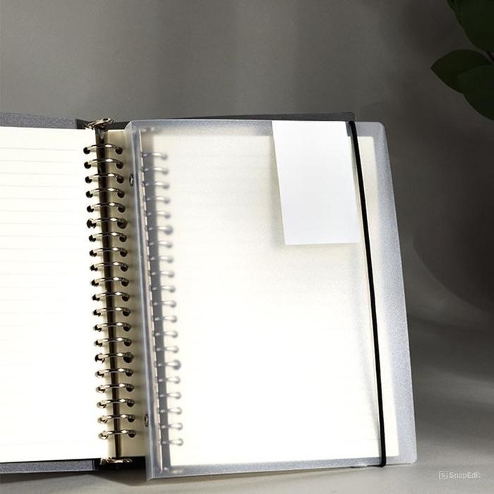 

[Deli Atk] Deli Binder / Loose-Leaf Notebook A4 A5 B5 Strap Kunci Free Refill Hxx60 Plastik Metal
