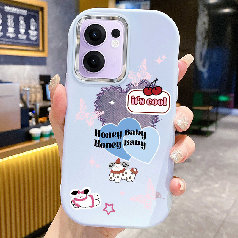 Casing Hp Untuk OPPO Reno 13F Case Casing HP Softcase pelindung silikon Kesing cinta layar penuh