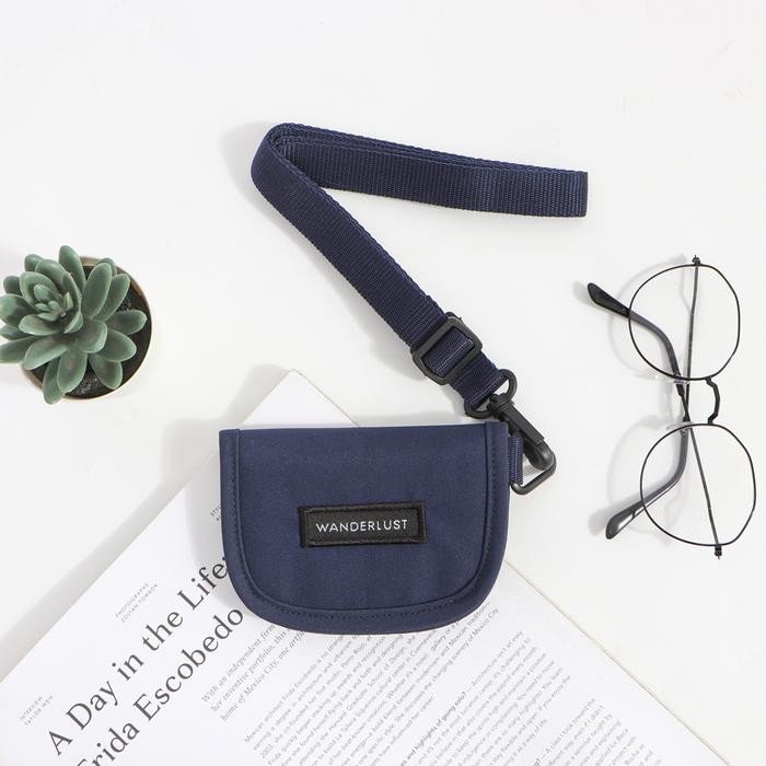 

[Deli Atk] Wanderlust Hanging Lanyard Wallet Gantungan Id Card Bolza