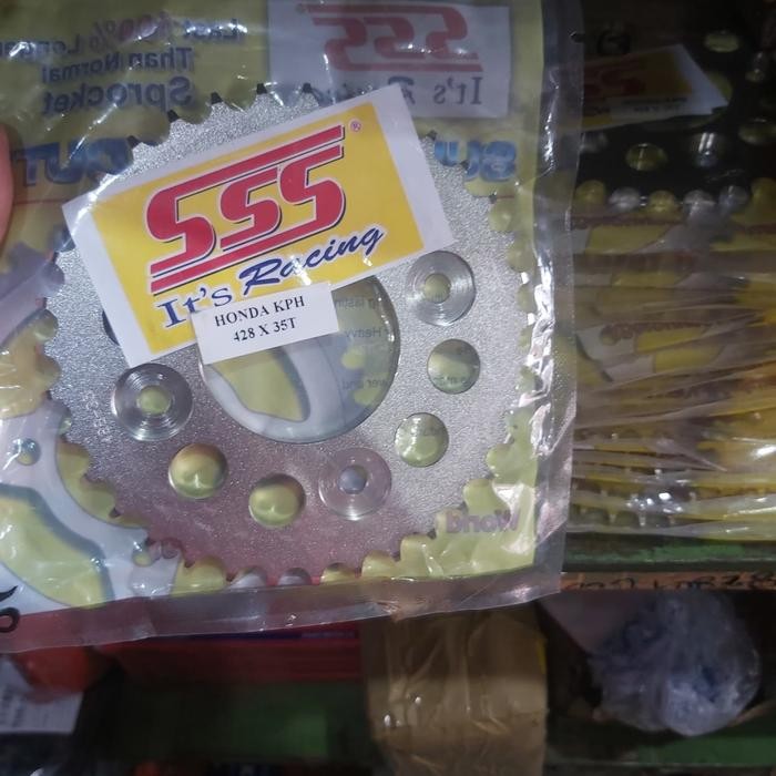 gear gir sss belakang 428 karisma supra x 125 revo blade
