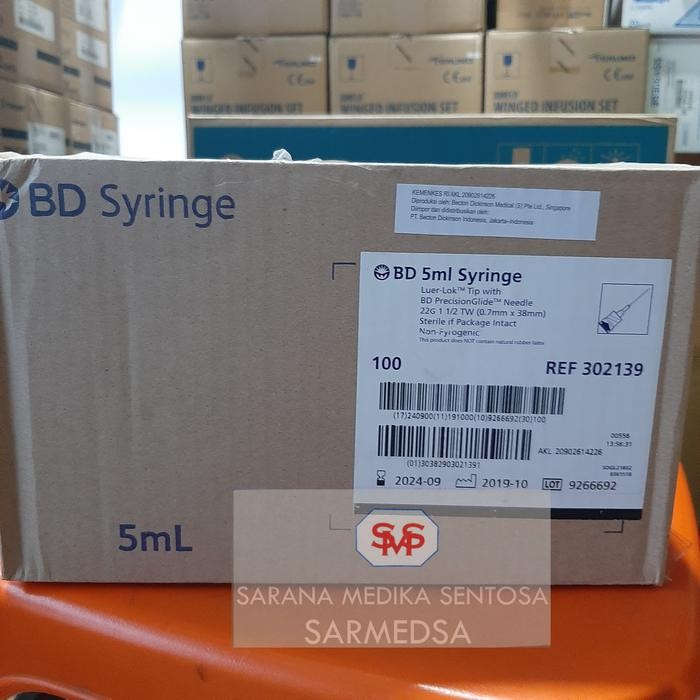 Spuit 5 Cc Bd / Syringe 5Cc Bd