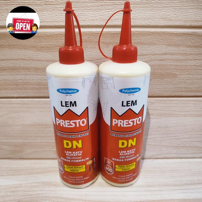 LEM KAYU PUTIH PRESTO DN 600 LEM KAYU PUTIH HPL MEBEL KERAJINAN KAYU