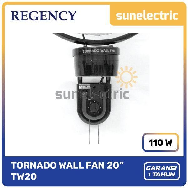 20" (51 CM) TORNADO WALL FAN / KIPAS ANGIN DINDING / TEMBOK REGENCY