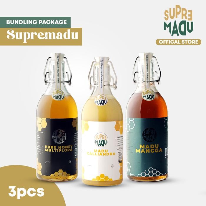 

BUNDLE PACKAGE 3 PCS (MADU MULTIFLORA, MADU CALLIANDRA, MADU MANGGA)