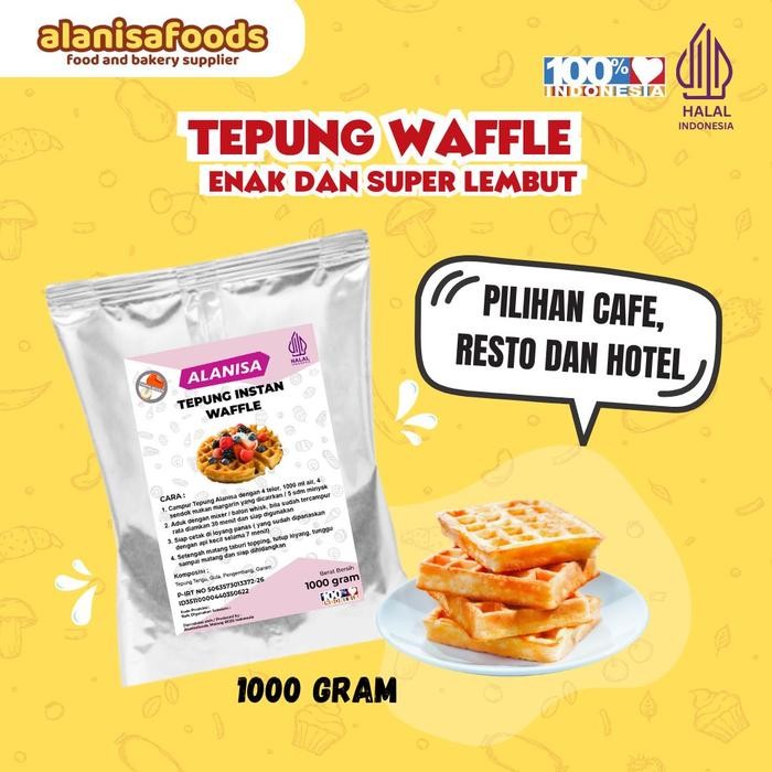 

Caraka.store1 TEPUNG INSTAN WAFFLE 1KG SUPER ENAK