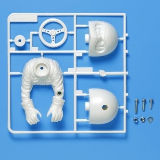 Stok Baru 54531 TAMIYA WR02 Driver Figure Torso