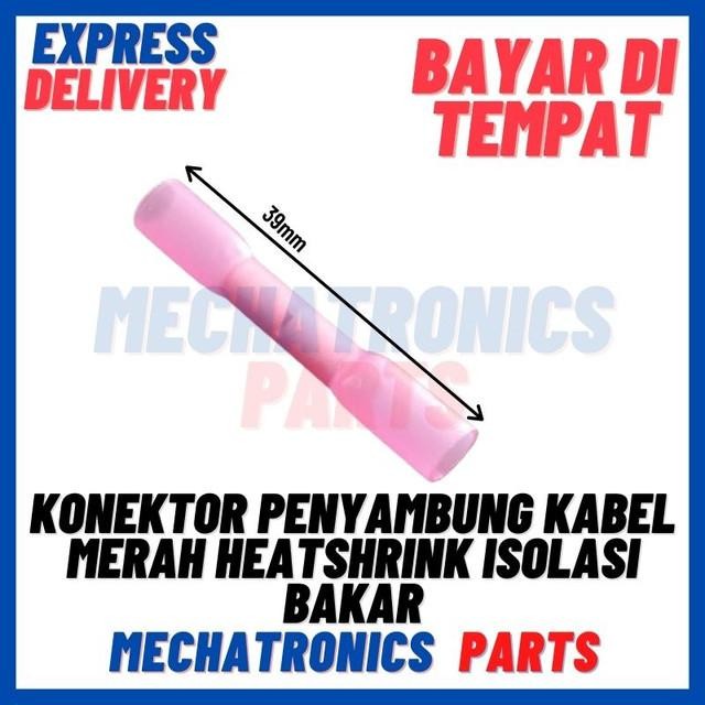 Konektor Penyambung Kabel Merah Heat Shrink Isolasi