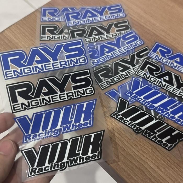 TE37 Volk Rays sticker copy1:1 original