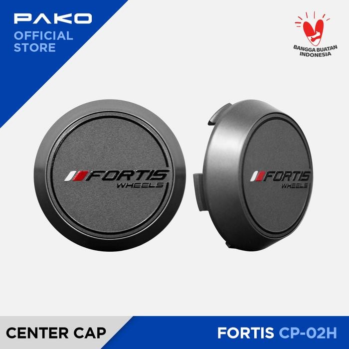 Center Cap Dop Velg Mobil Fortis Wheels Type CP-02H - Pako Wheels