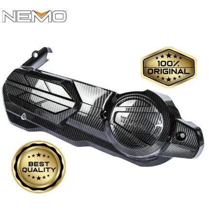 Cover Cvt Engine Nmax New 2020-2023 Carbon Nemo Tutup Cvt Mesin All New Nmax 2020/2021/2022/2023