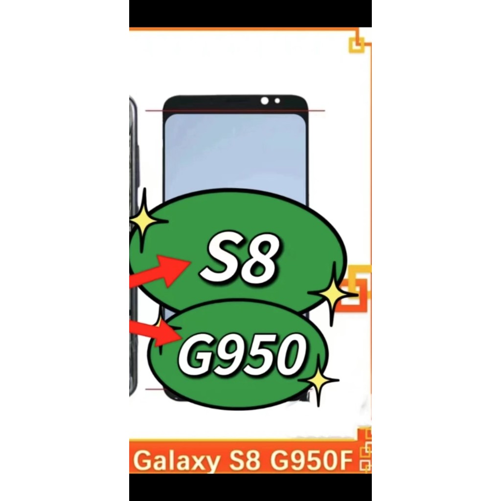 5.8" Amoled For Samsung Galaxy S8 G950 SM-G950F LCD for Samsung S8 2017 LCD Display Screen Digitizer