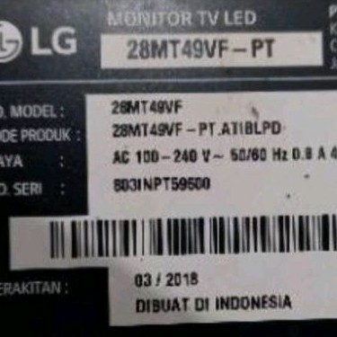 (Expert) KAKI TV LG 28MT49VF 28MT49