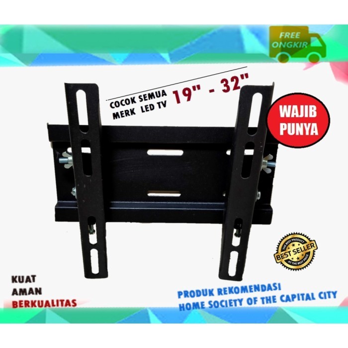 (Expert) PROMO  BRACKET TV led HISENSE BRACKET TV KHUSUS HISENSE 19