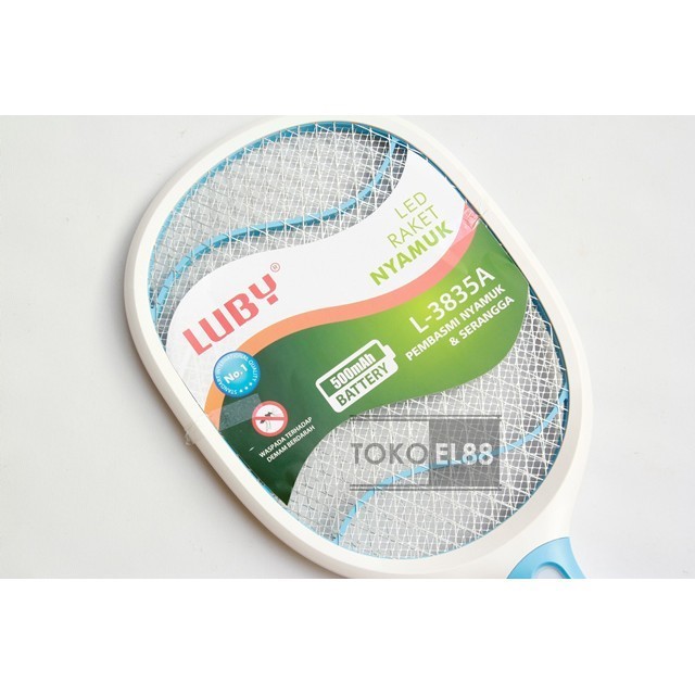 (Expert) Raket Pengusir Nyamuk Setrum Listrik Luby L3835A