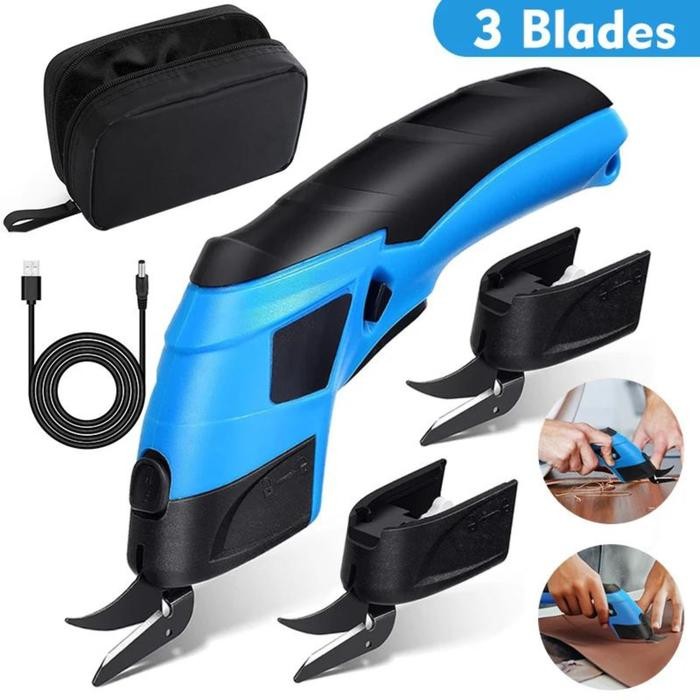 

Rechargeable Electric Scissors Wireless Battery Cutting Tools GUNTING KAIN ELEKTRIK