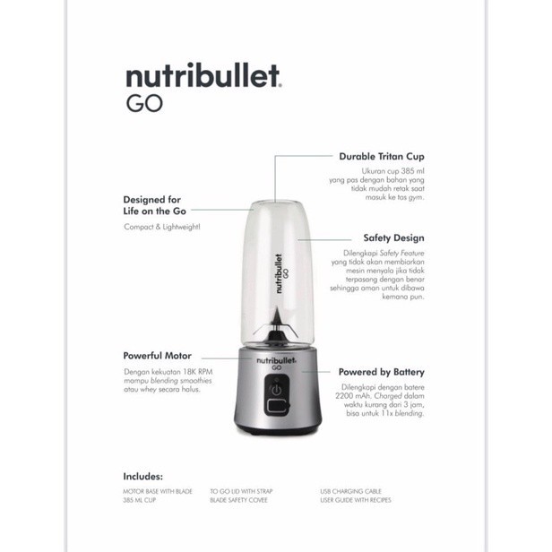 (Expert) NUTRIBULLET GO