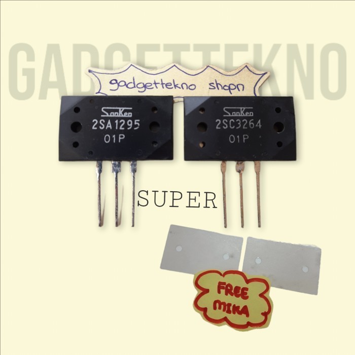 (Expert) transistor sanken 1295 3264 original super