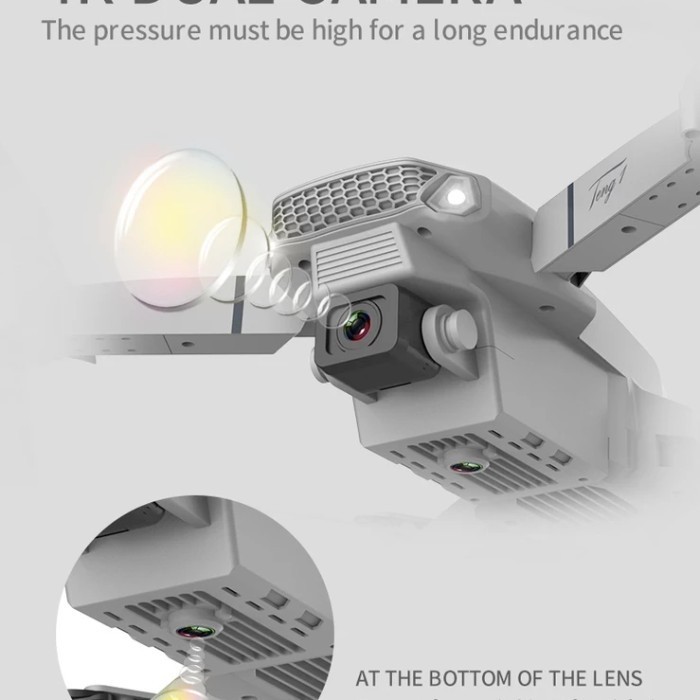 (Expert) Drone 4K Dual Kamera Optical Flow Mirip Mavic Mini