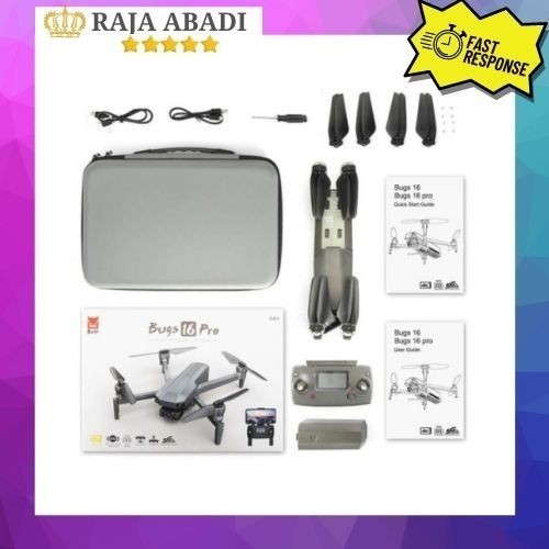 (Expert) MJX Bugs 16 Pro B16 Pro EIS 5G WIFI FPV 3-Axis Gimbal GPS DRONE