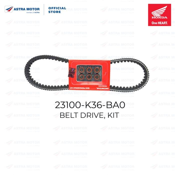 Terlaris Belt Drive/ Belt Drive Kit Honda Vario 150 (23100K36J02/ 23100K36Pa0) Ongkir Termurah