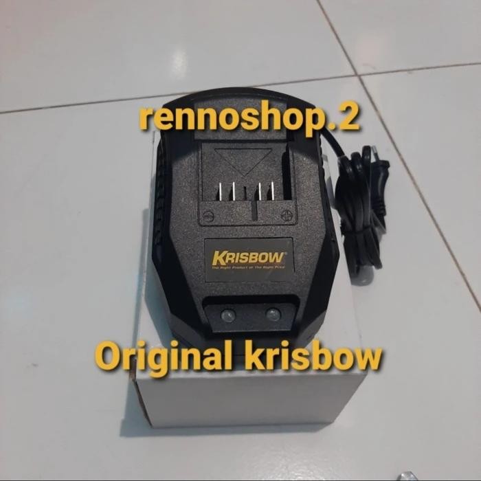 Ready Stock Charger Battery Cordless 18V Krisbow Original Product