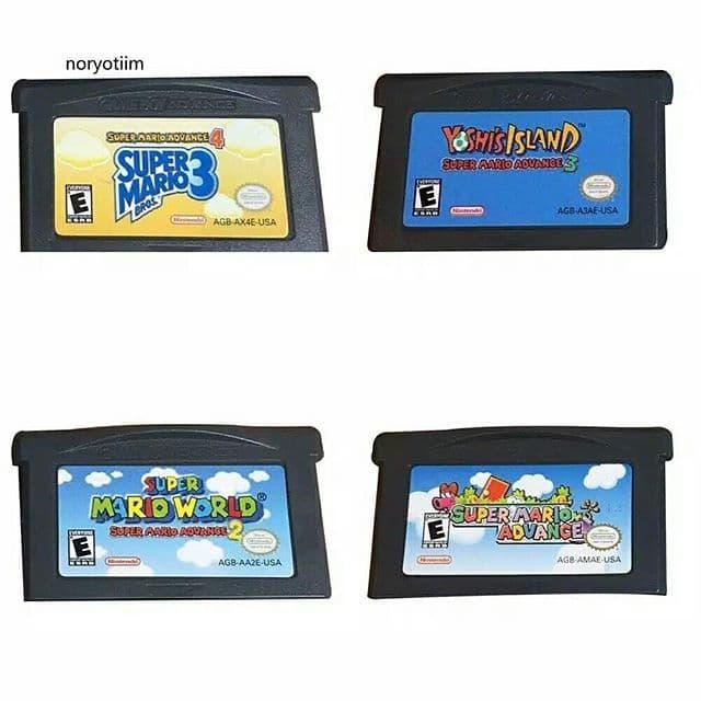 kaset gameboy gba super Mario series