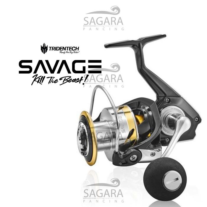 Reel Tridentech Savage Reel Pancing Spinning Power Handle