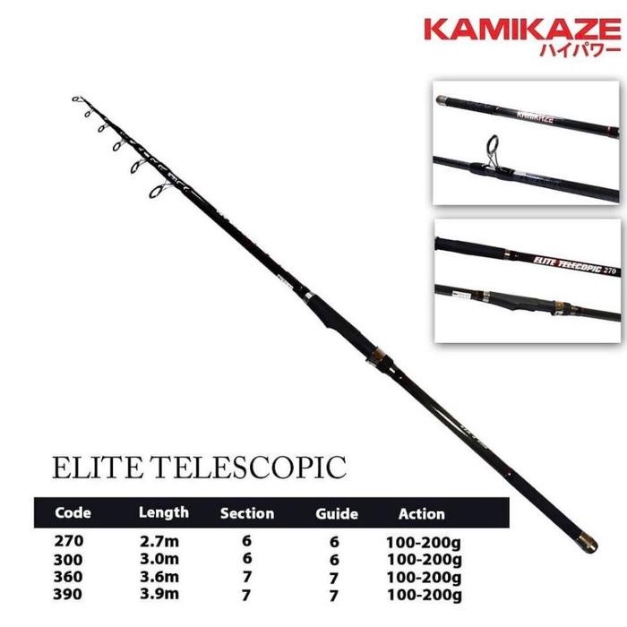 Joran Telescopic Kamikaze Elite 270 /300/360 Cm