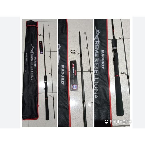 Joran Pancing Maguro Extreme Rebellion 150 -180 Cm Ring Fuji Carbon Solid