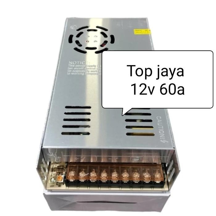 Switching Power Supply Psu 12V 60A High Quality 12Volt 60 Ampere Kipas