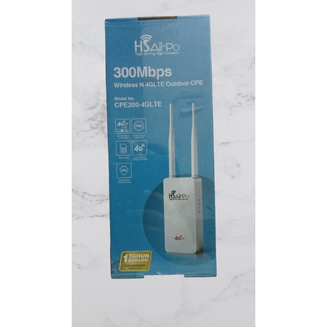 Terbaru Hsairpo Cpe200-4G-Lte Outdoor Wireless 2.4Ghz 300Mbps N1 Hs Airpo