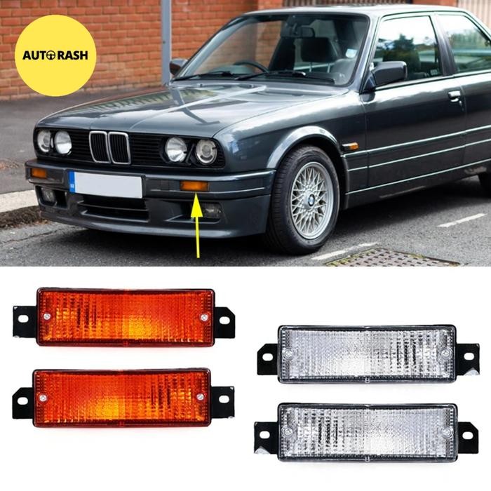 Bmw E30 Lampu Sein Bumper Indicator Turn Sign Light No Bulb