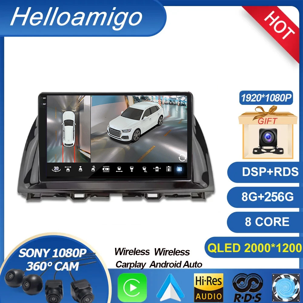 for Mazda CX5 CX-5 CX 5 2012-2015 2din Android 13 Car Radio