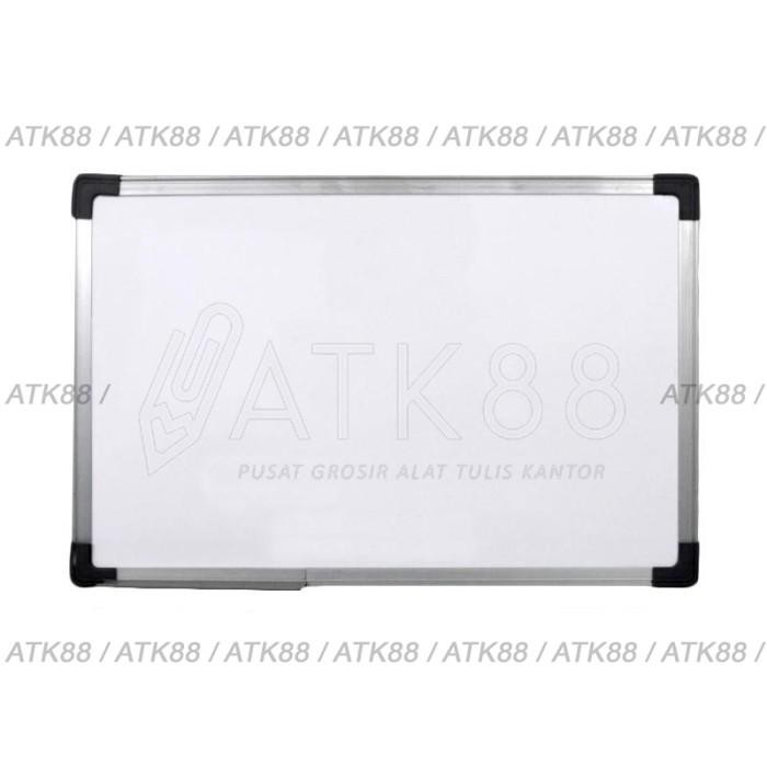 

Ready Stock Papan Tulis Magnetik Atk 88 / Whiteboard 40 X 60 Magnetic