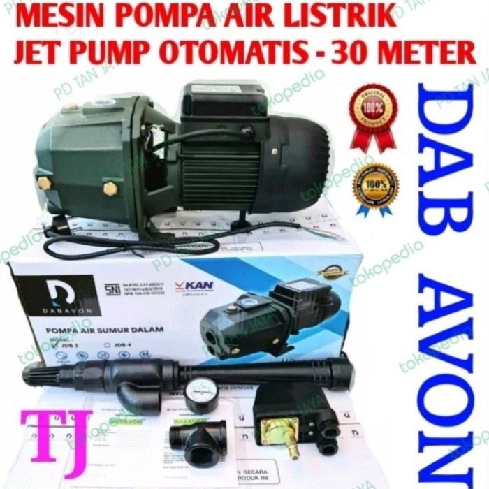 POMPA AIR OTOMATIS JETPUMP SUMUR DALAM JET PUMP NASIONAL 255-30 METER