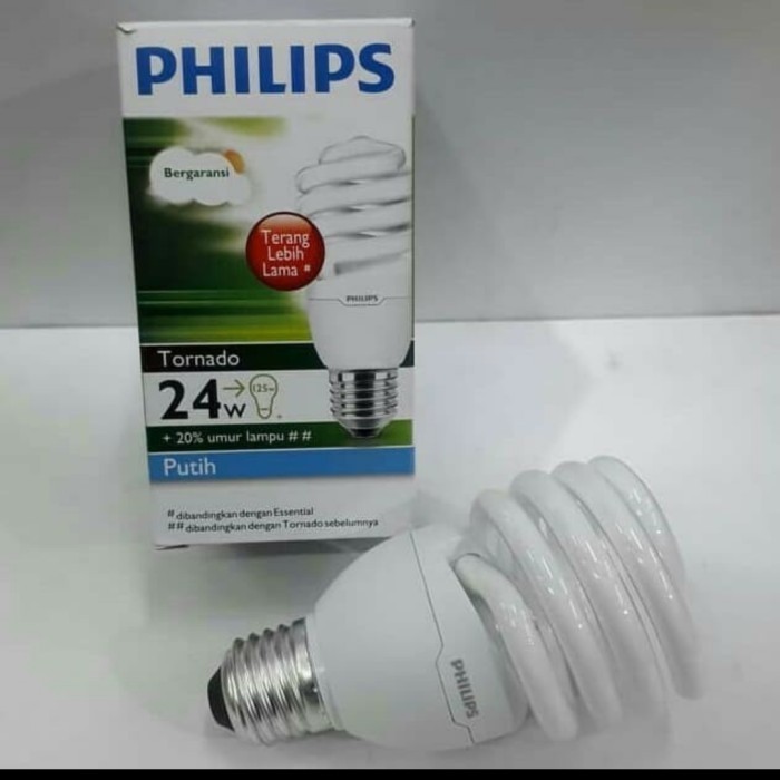 lampu spiral 55 watt philips/plc spiral Philips 55w/PLC helix Philips