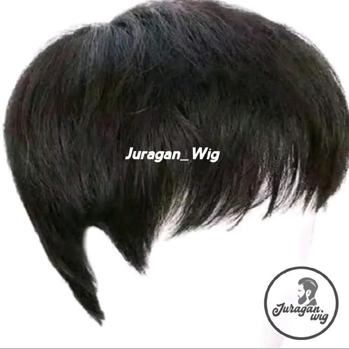 PREMIUM Wig Rambut Palsu Pria Pendek wig pria korea