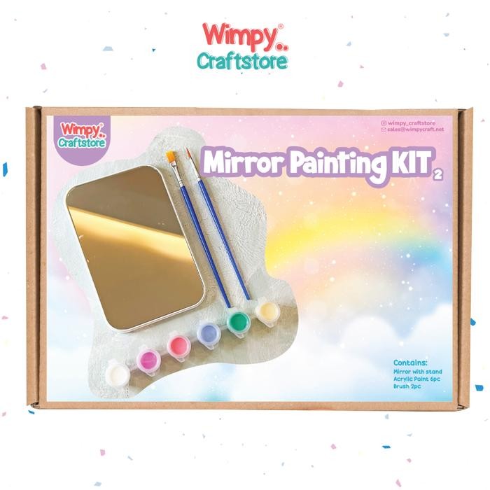 Terlaris Wimpy Mirror Painting Kit Paket Kerajinan Tangan Art Kit Painting Kit Ongkir Termurah