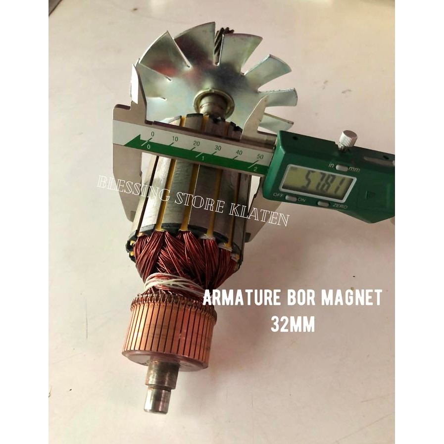 PREMIUM SPAREPART BOR MAGNET / ARMATURE BOR MAGNET 32 MM / ANGKER BOR MAGNET