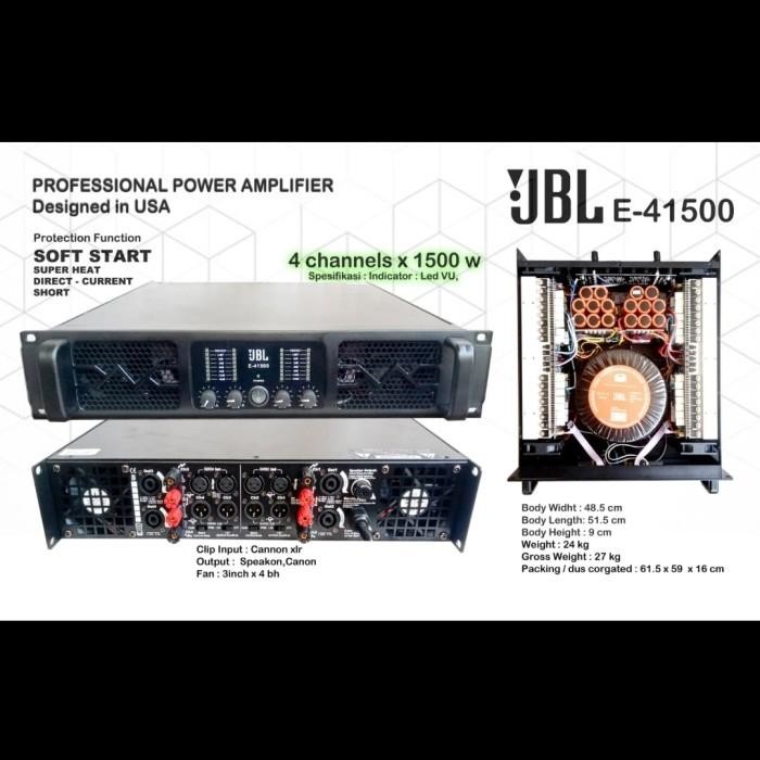 Power Amplifier Jbl E41500 E 41500 4 Baru